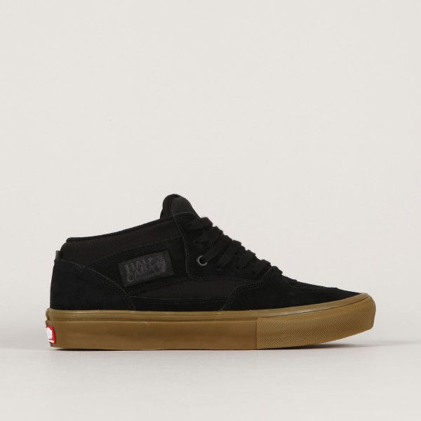 Vans half cab sales black gum sole